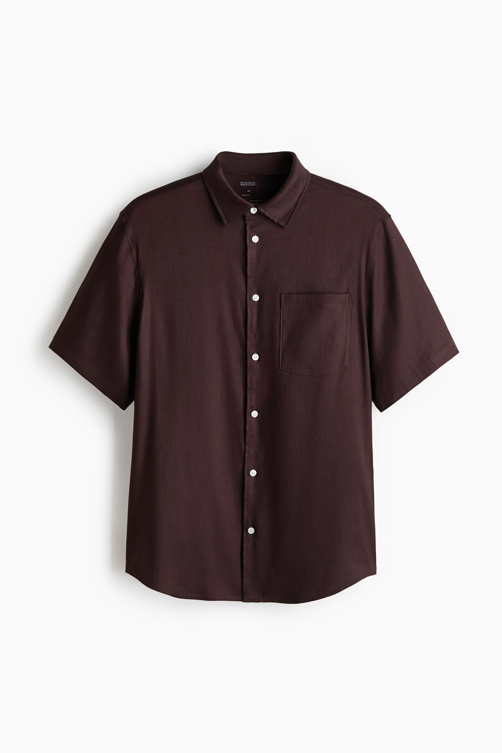 Camisa en mezcla de lino Easy-care Regular Fit - H&m фото 2