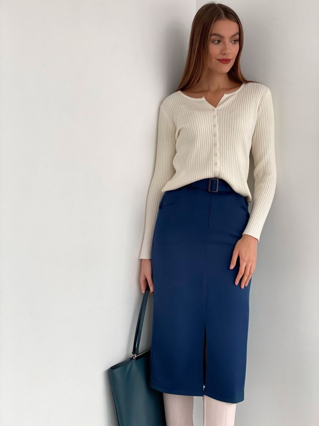 Юбка-карандаш базовая - Martichelli фото 3