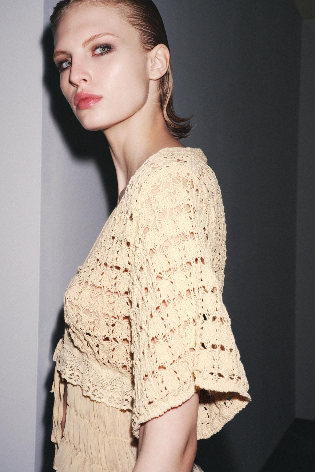COMBINED KNIT JACKET - Zara фото 3