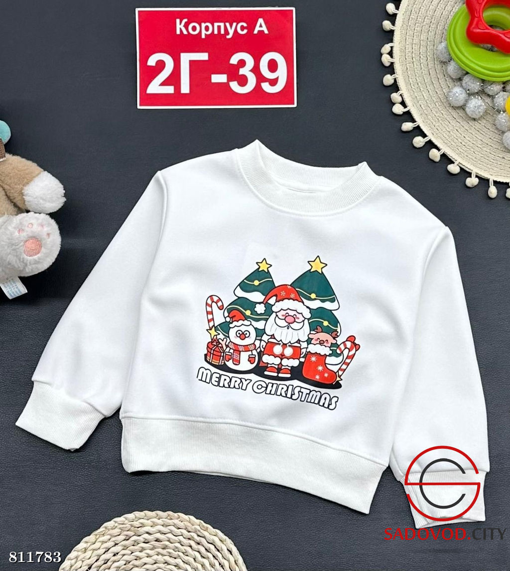Кофта новогодняя с принтом