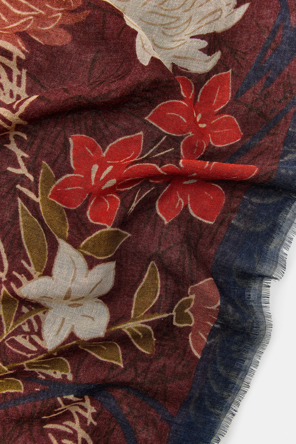 FLORAL PRINT SCARF - Zara фото 6