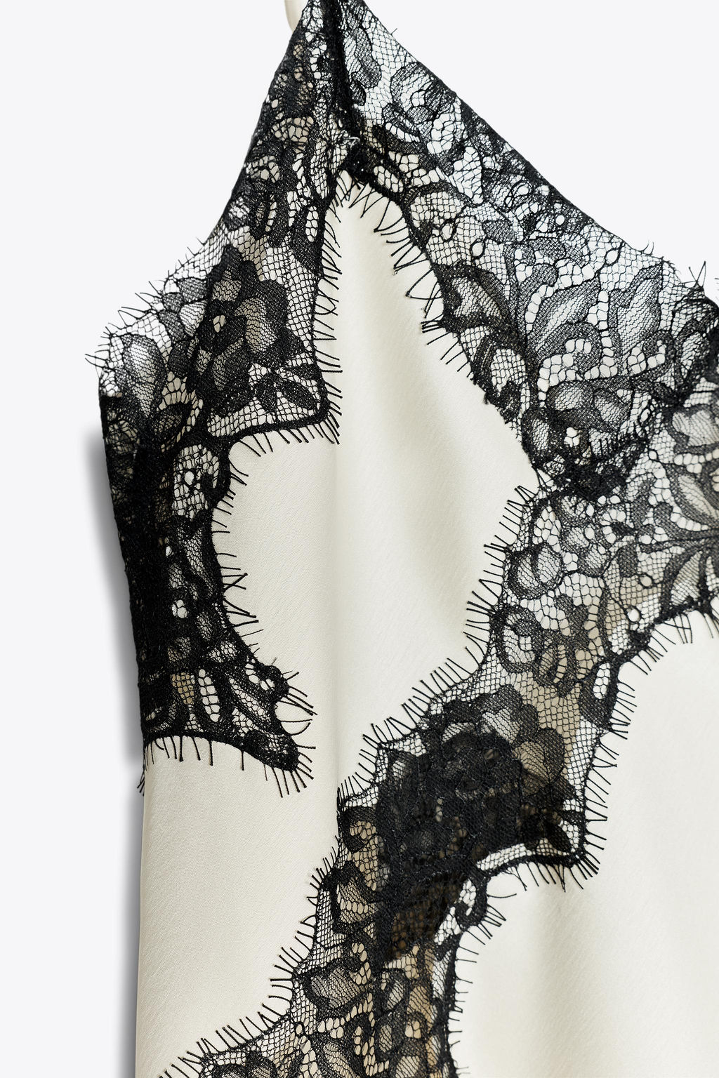 ASYMMETRIC LACE DRESS ZW COLLECTION