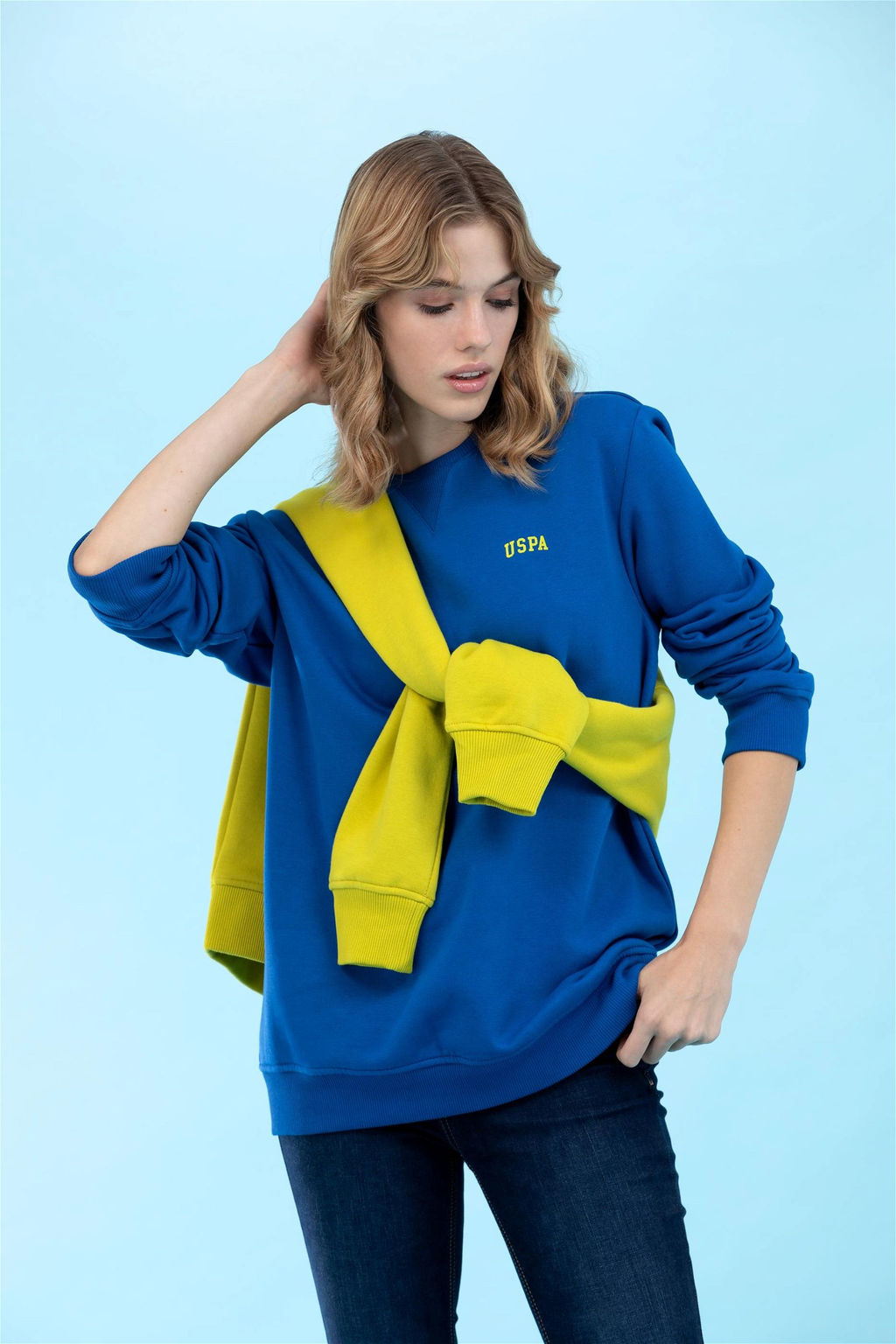 Базовая толстовка Saks с круглым вырезом Неожиданная скидка в корзине - U.s. polo assn фото 4