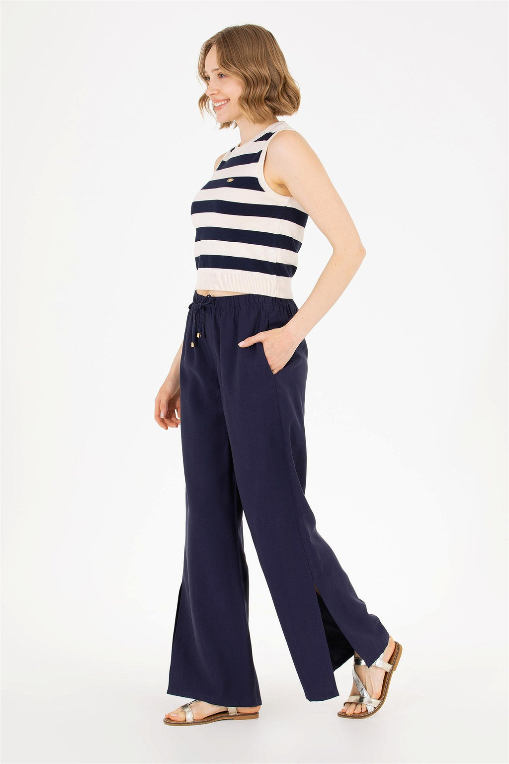 U. S. Polo Assn Женские темно-синие брюки - U.s. polo assn фото 7