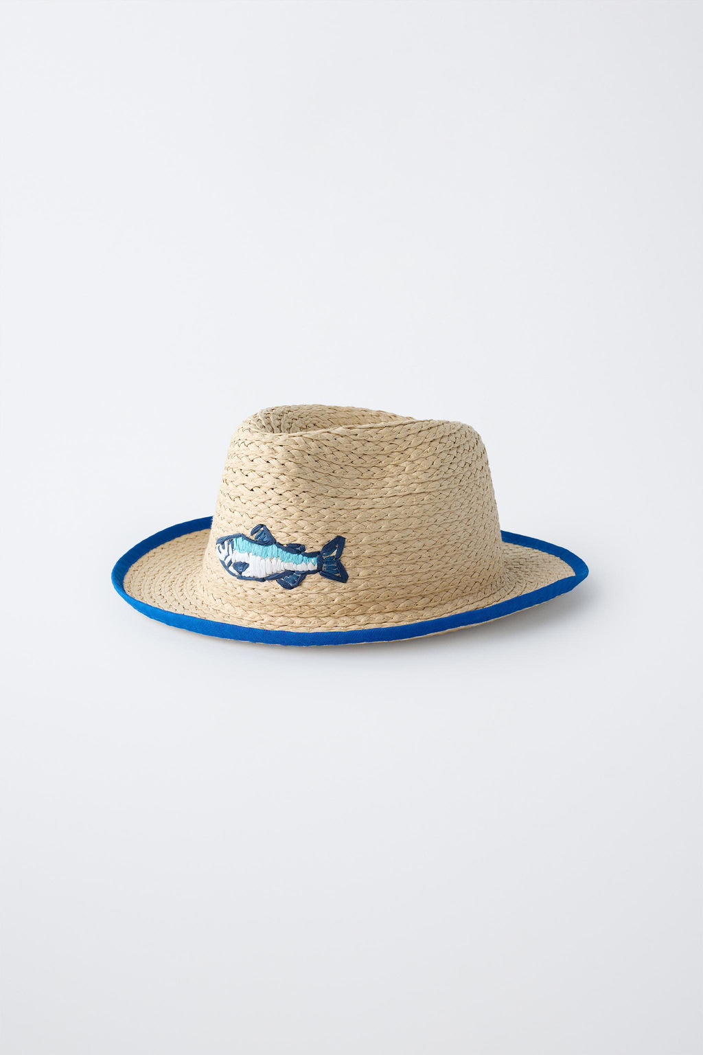 GORRO PAJA BORDADO / Azul?n - Zara фото 2