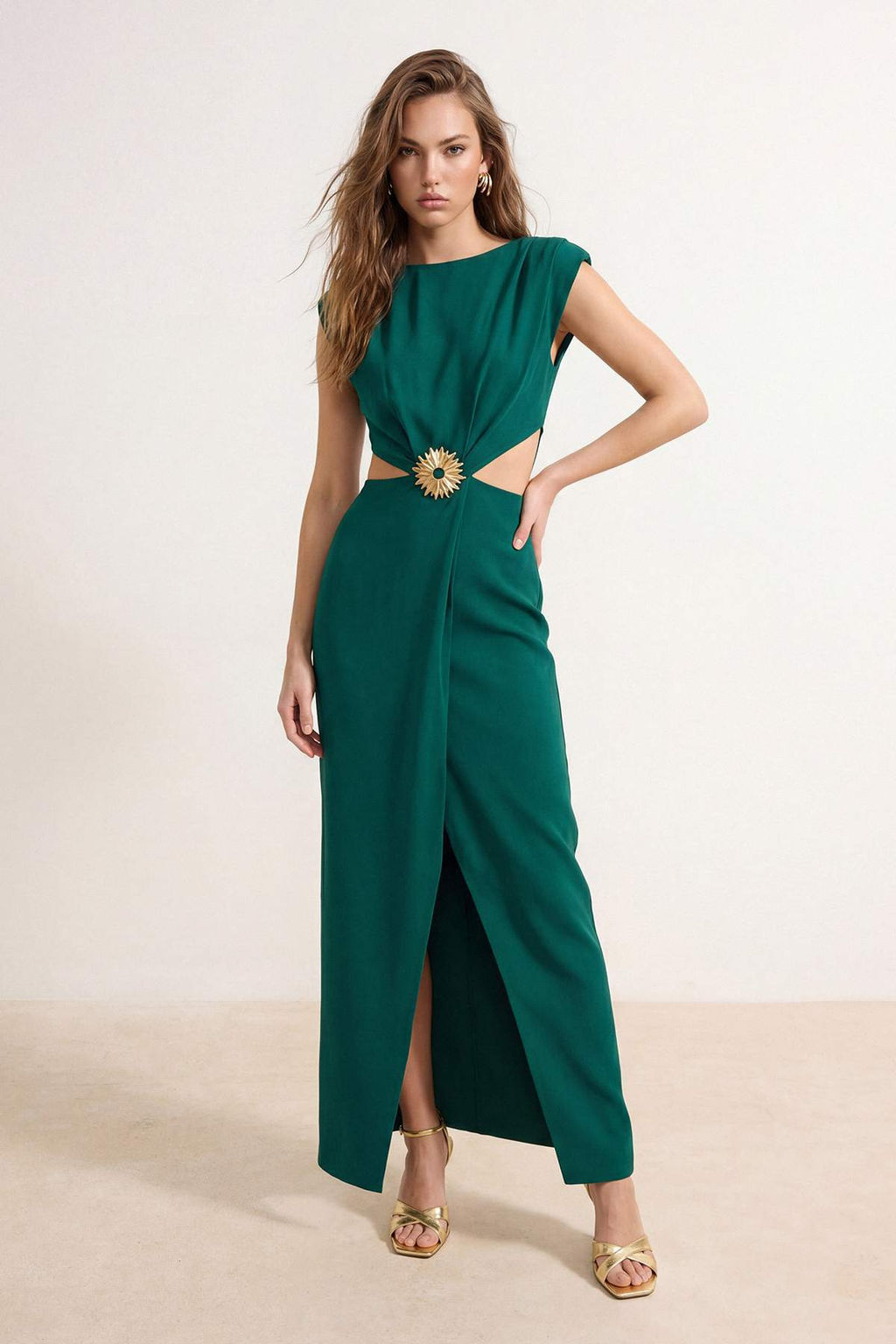 TRENDYOLMILLA Siyah Aksesuar Detayl? Dokuma Uzun S?k Abiye & Mezuniyet Elbise TPRSS25AE00064 фото 25