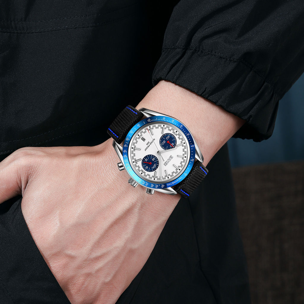 Часы наручные Skmei мужские кварцевые 9292blue-white