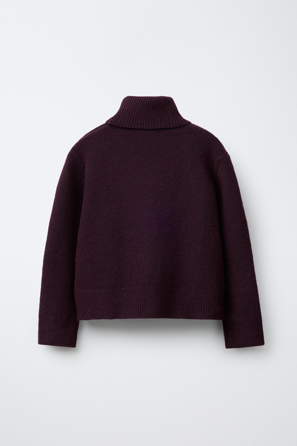 PLAIN KNIT TURTLENECK SWEATER - Zara фото 2
