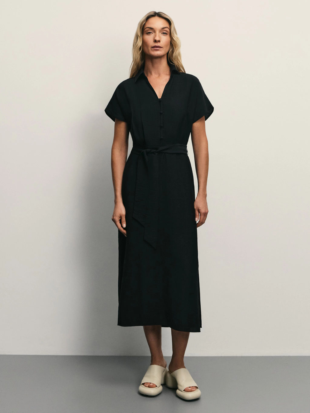 Платье-рубашка из вискозы / Zarina  фото 3