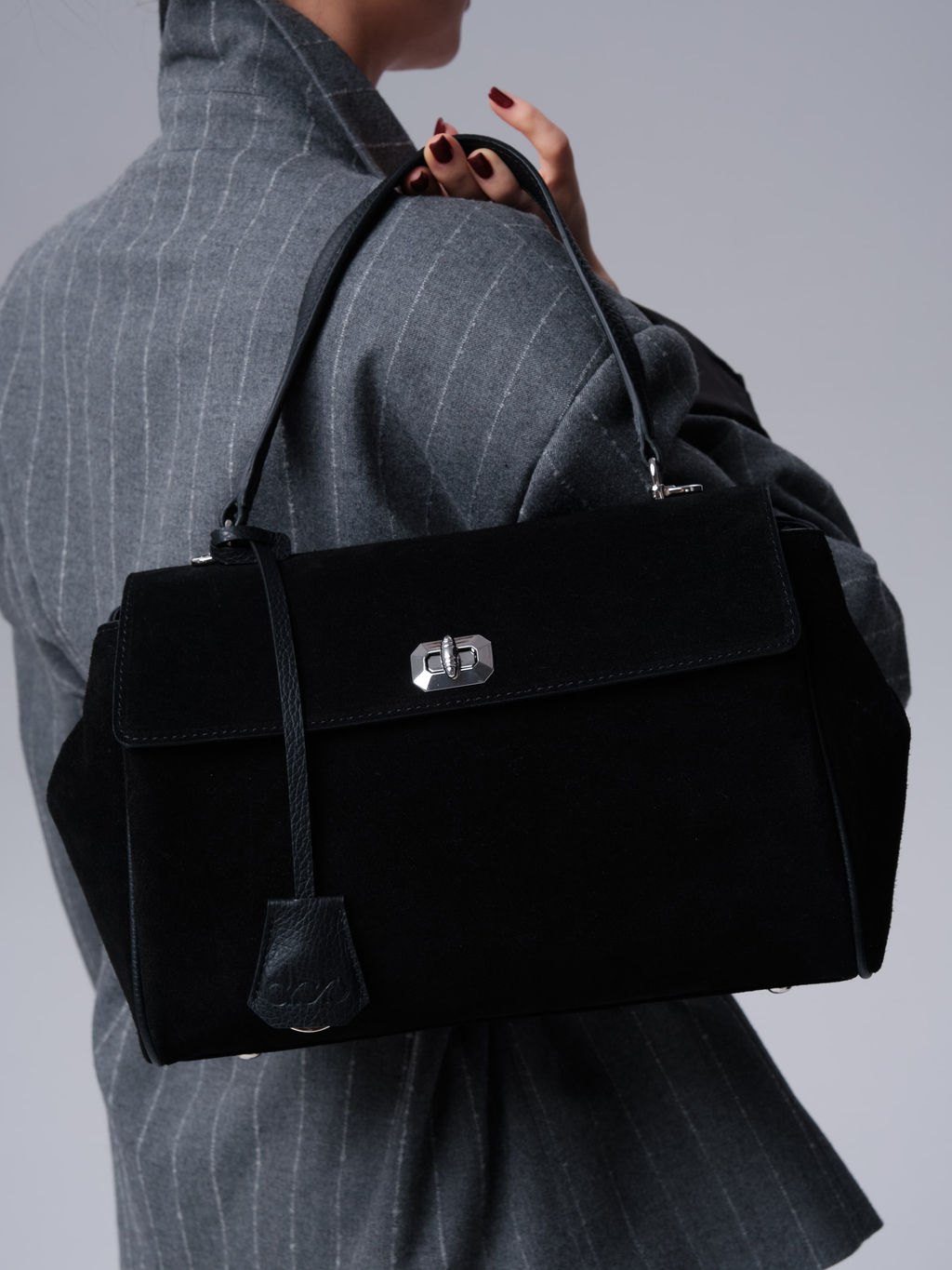 Замшевая сумка Nadi DBR 31356 черный фото 2