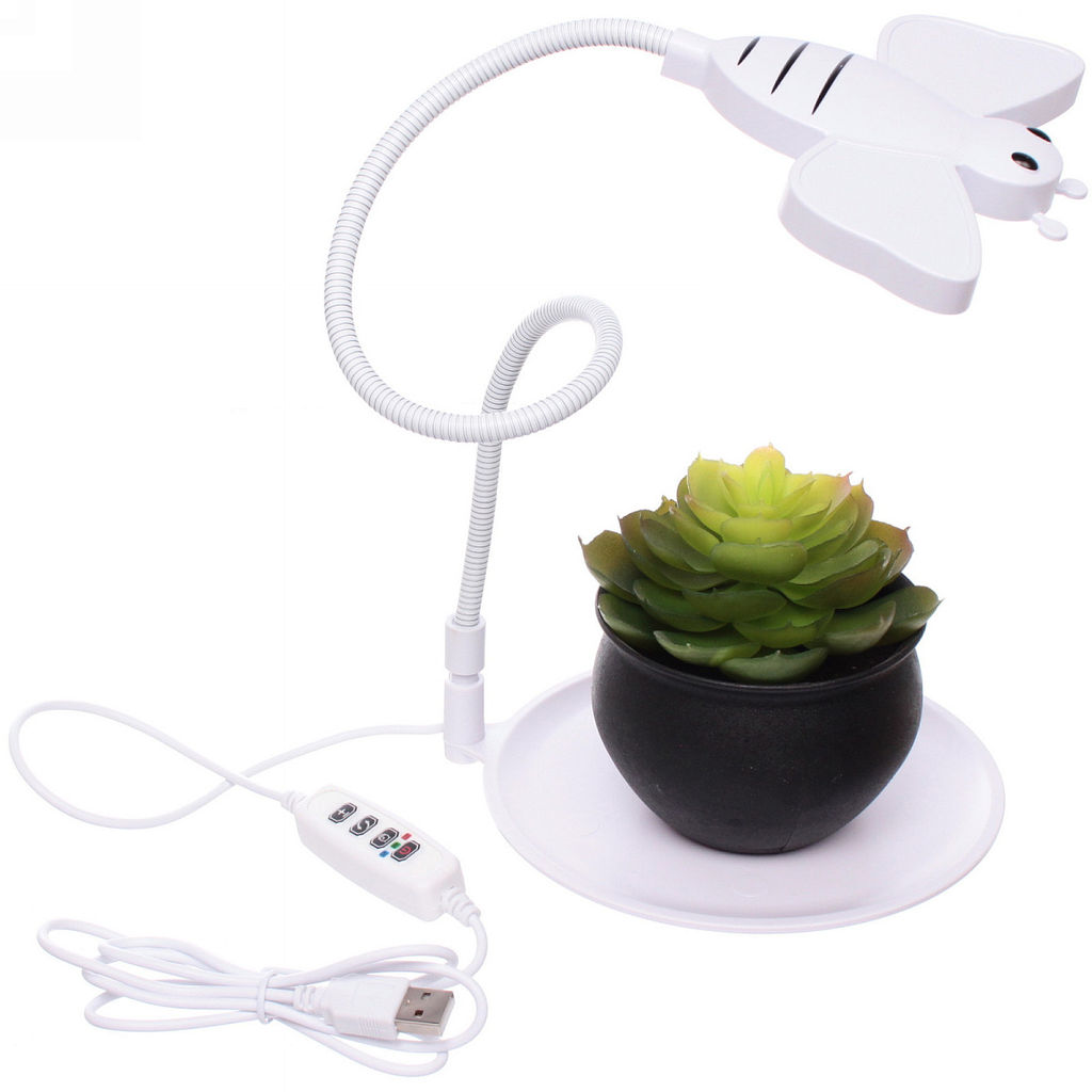 Фитосветильник для растений и рассады "Bee" 17*15*40см 24LED USB CY-BEE01