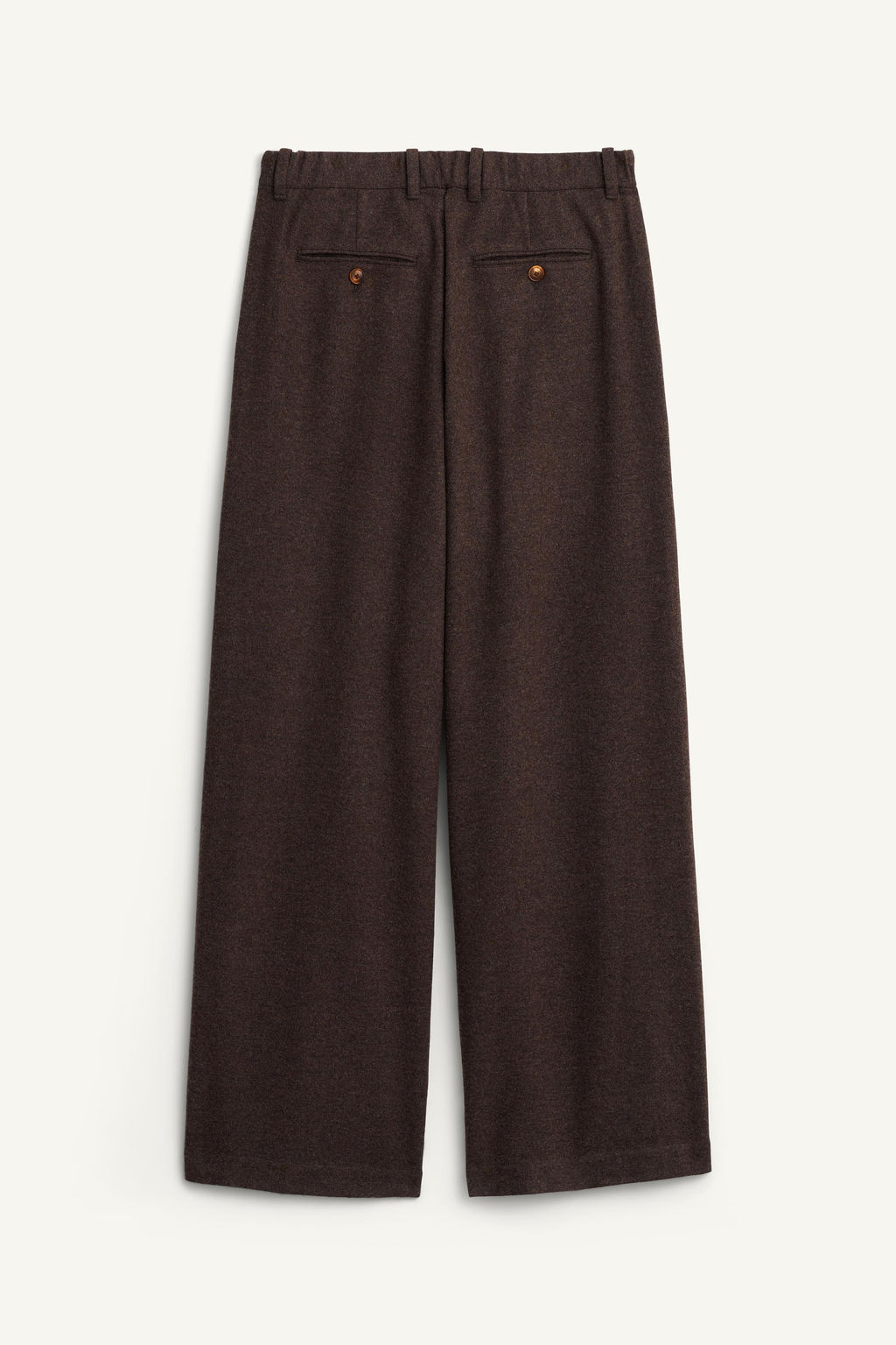 LIMITED EDITION WIDE-LEG WOOL TROUSERS WITH CHAIN - Zara фото 7