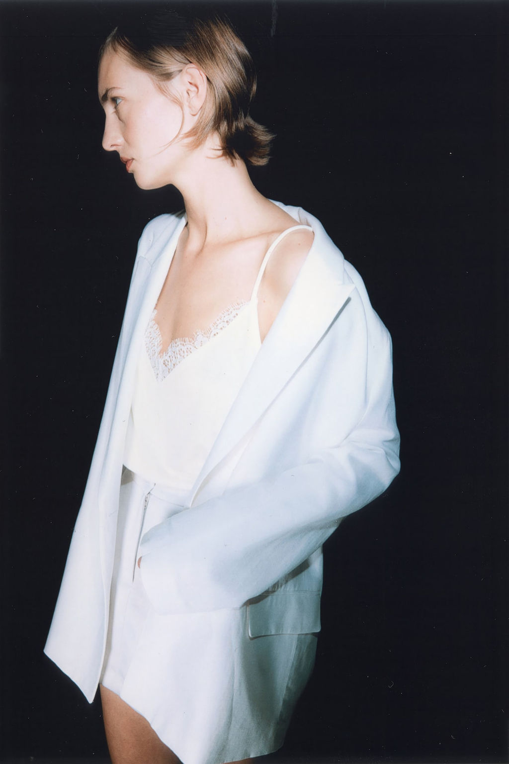 H&M+ Top con ribete de encaje  фото 4