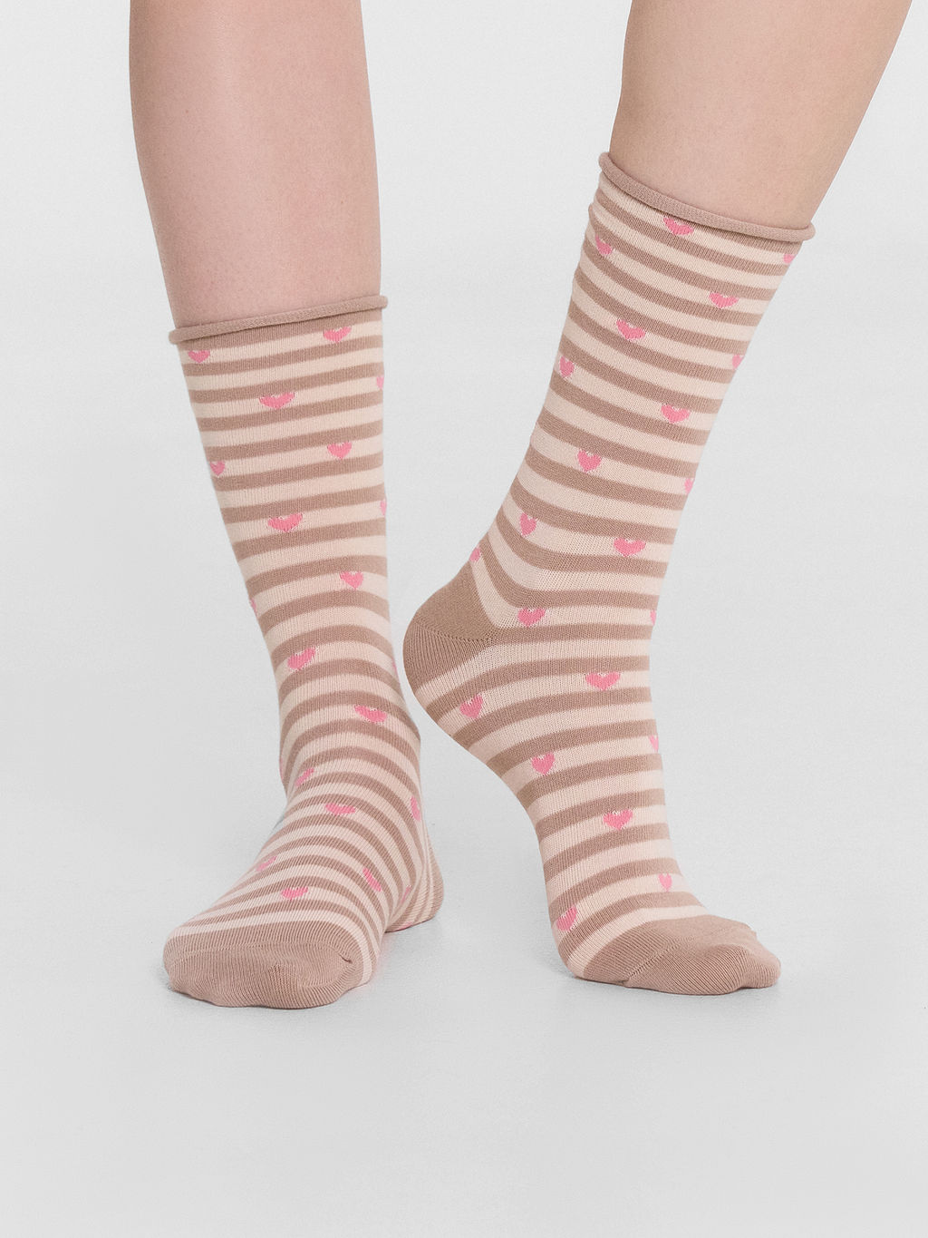 Носки женские Mark Formelle набор 5 пар бежевые с рисунком  фото 2