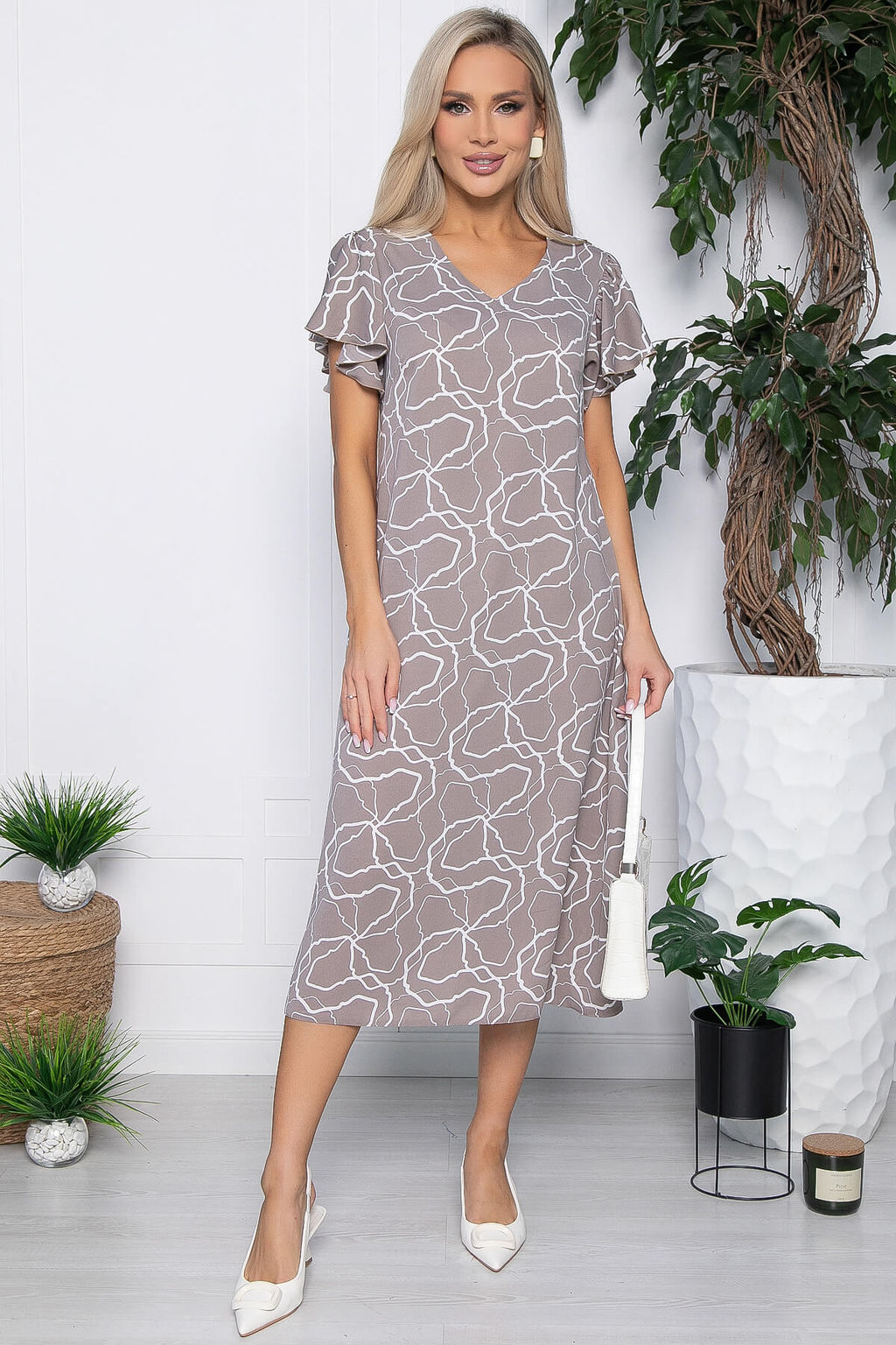 Платье Мелодия любви (кофе) П10722 - Lt collection фото 4