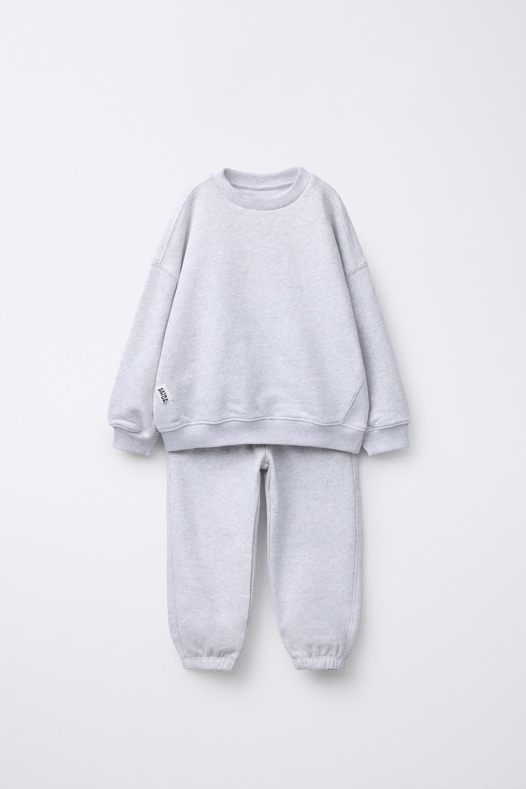 LABEL SWEATSHIRT AND JOGGERS SET - Zara фото 2