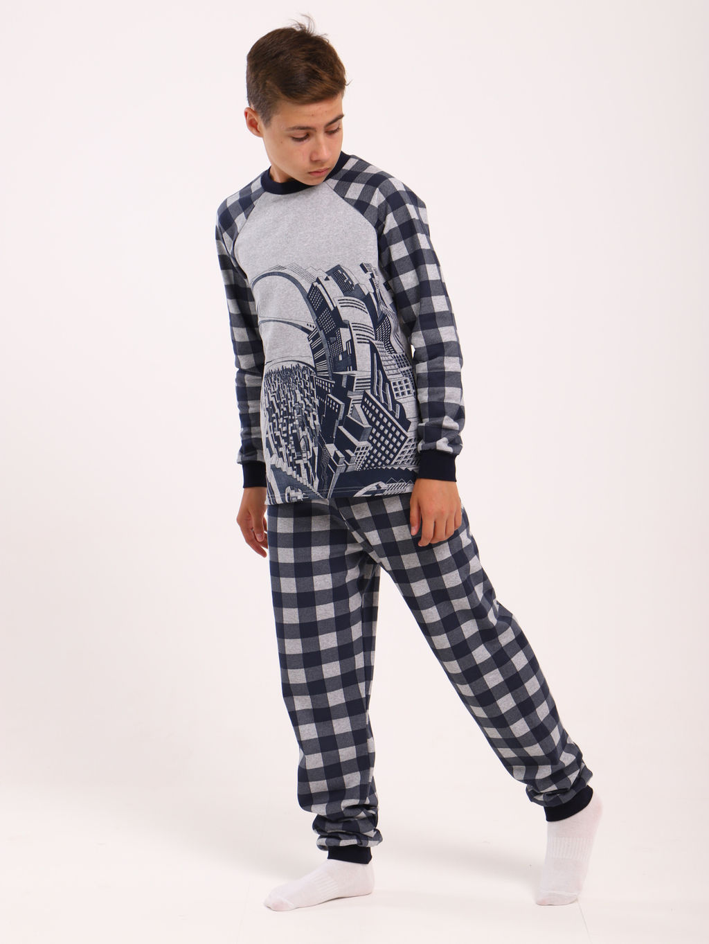 Пижама "Сити" серый