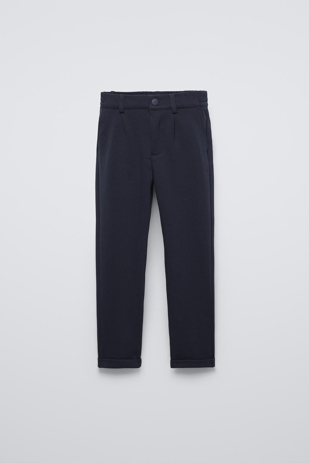 COMFORT PIQUE SLIM FIT CHINO TROUSERS - Zara фото 4