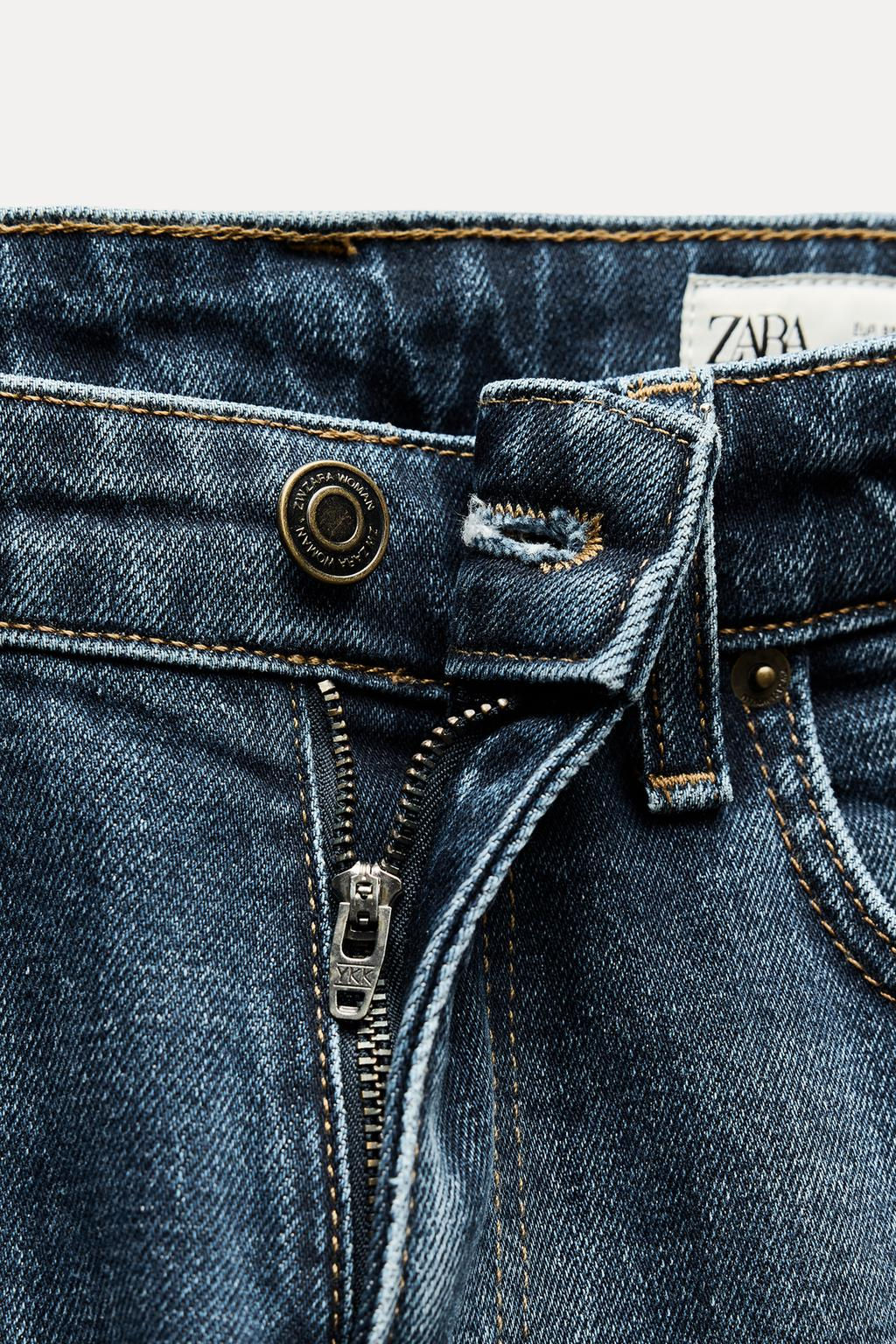 ZW COLLECTION SLIM MID-WAIST JEANS - Zara фото 32