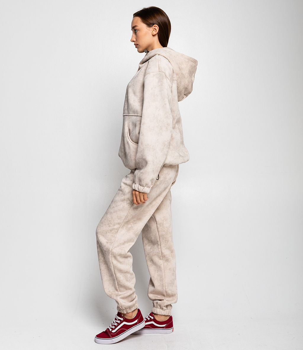 Спортивный костюм #КТ8975, бежевый - Dommod фото 2