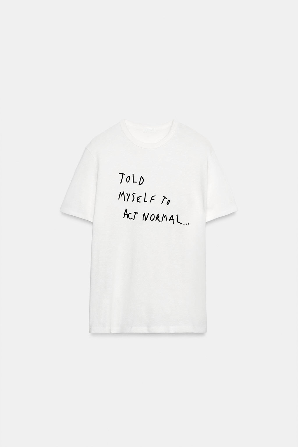 CAMISETA FLAM? TEXTO / Blanco
