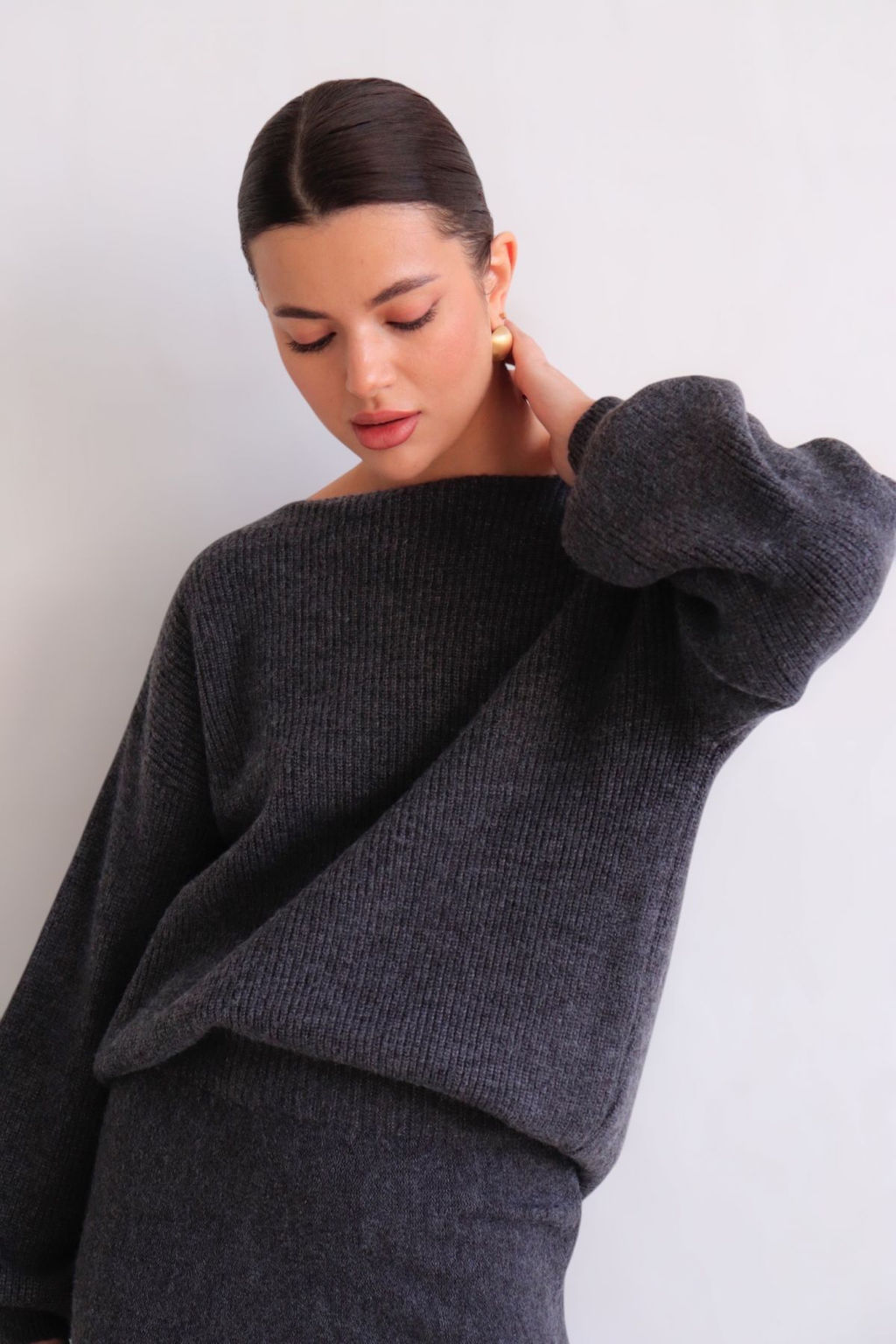 Martichelli Костюм вязаный тёмно-серый  фото 4