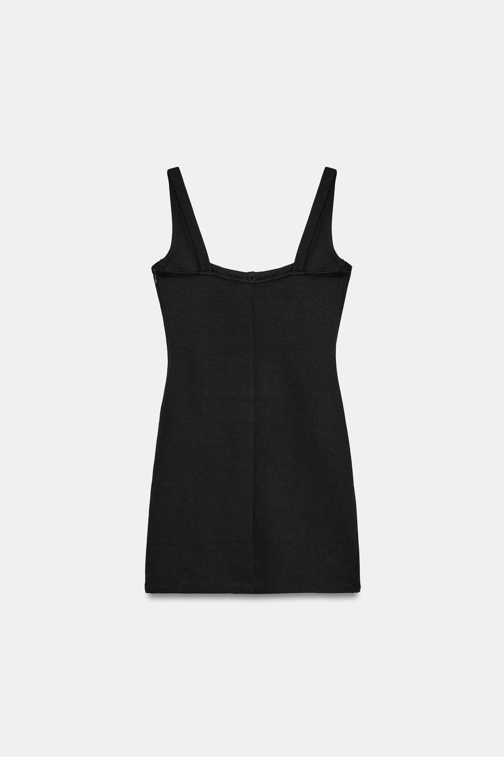 VESTIDO CORTO INTERLOCK / Negro - Zara фото 7