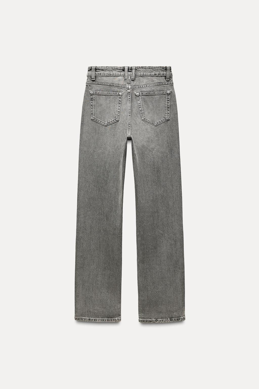 TRF STRAIGHT HIGH-WAIST JEANS - Zara фото 18