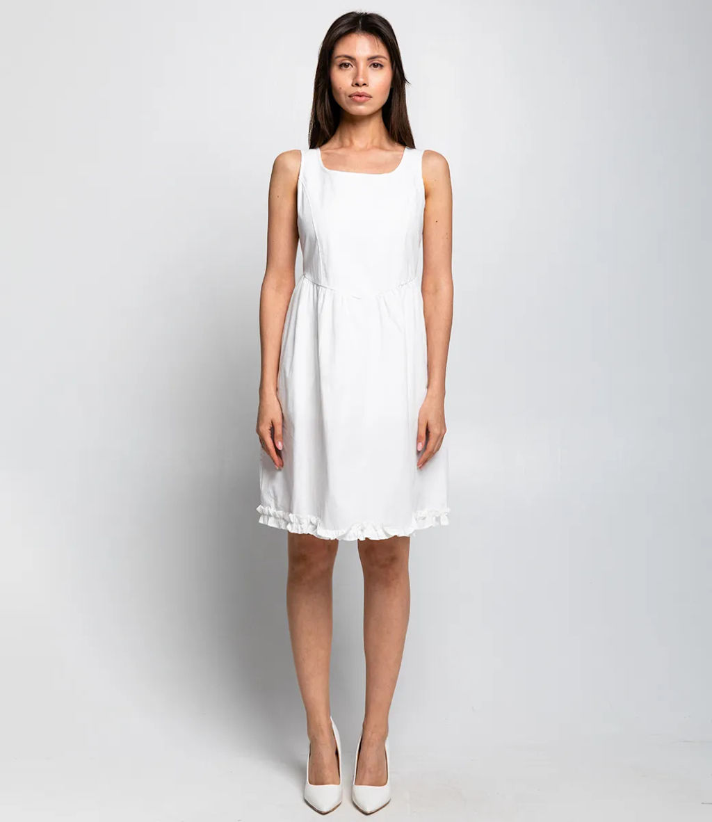 Платье #КТ6175, белый