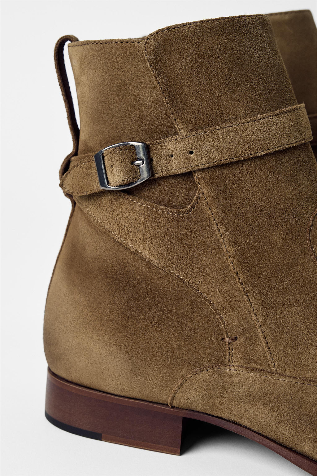LEATHER BUCKLE BOOTS BOBBY GILLESPIE X ZARA  фото 5