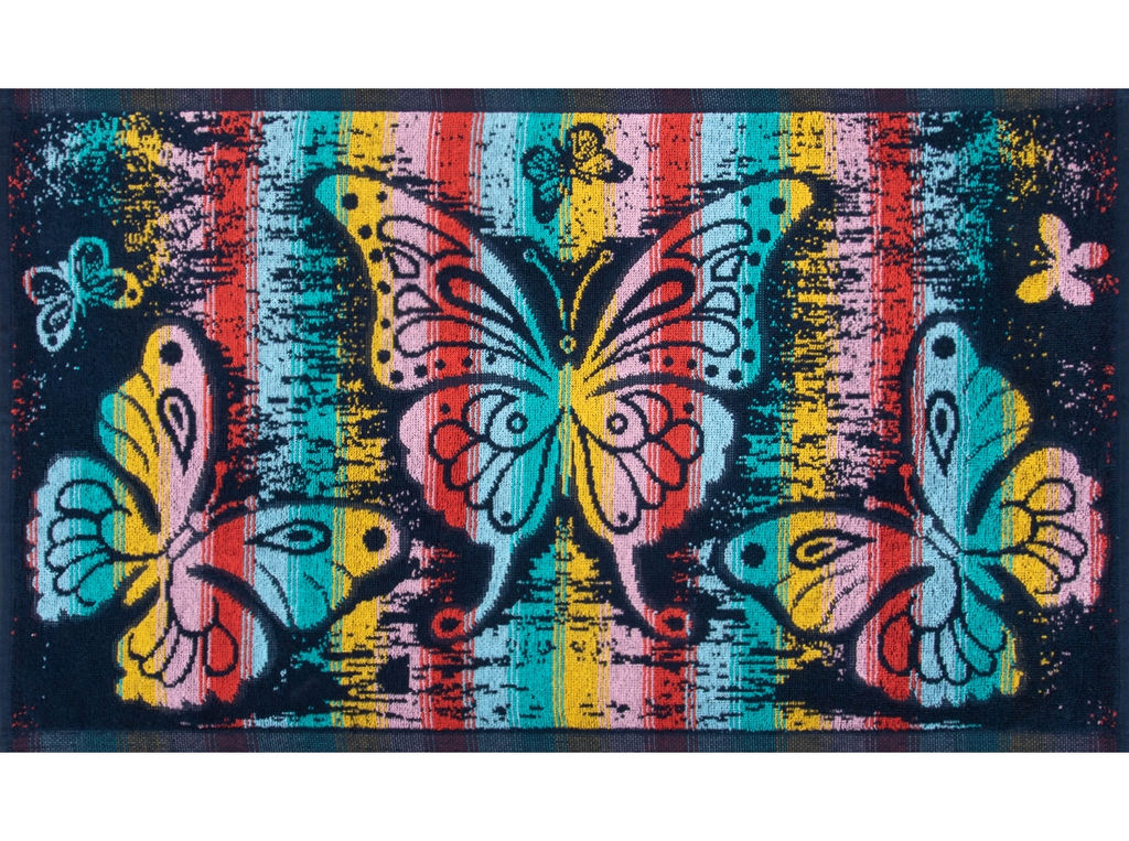 Полотенце махровое 6с104.411ж1 Лунная дорожка (т.радужка) 67х40см