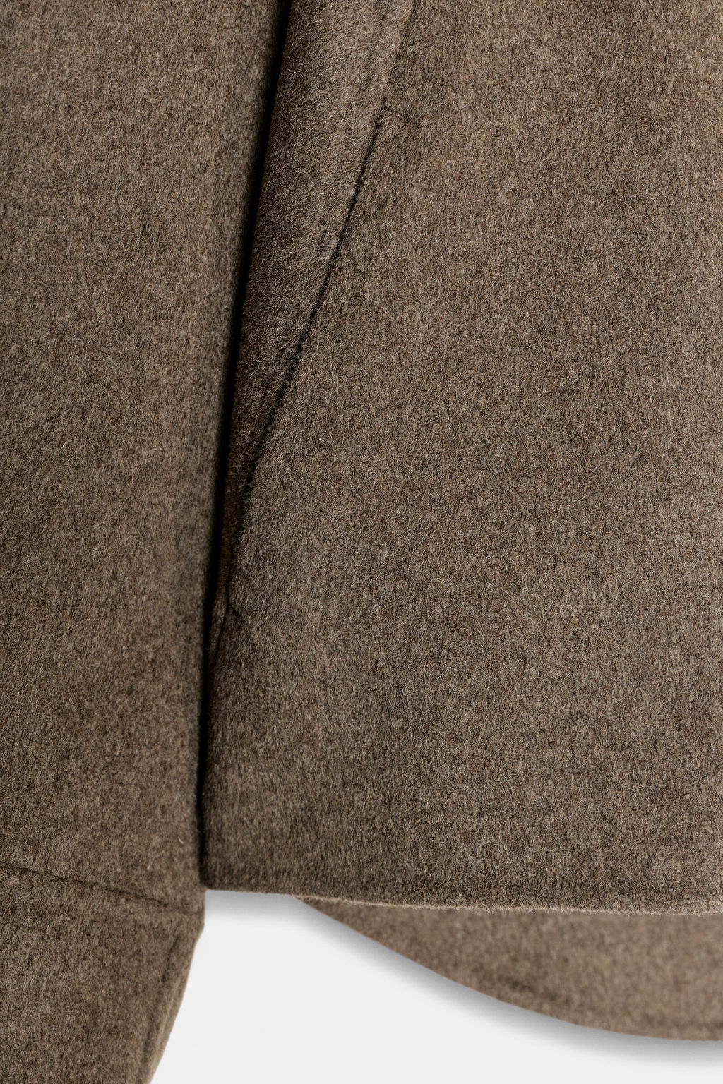WOOL BLEND JACKET WITH ZIP ZW COLLECTION - Zara фото 15