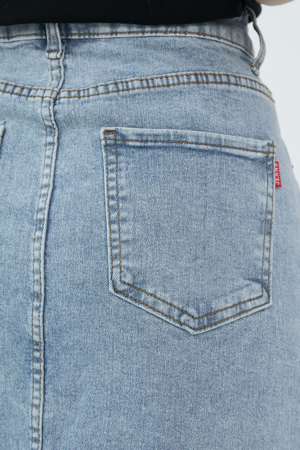 Юбка Самара (серо-голубая) Ю13576-4М - Lt collection фото 4