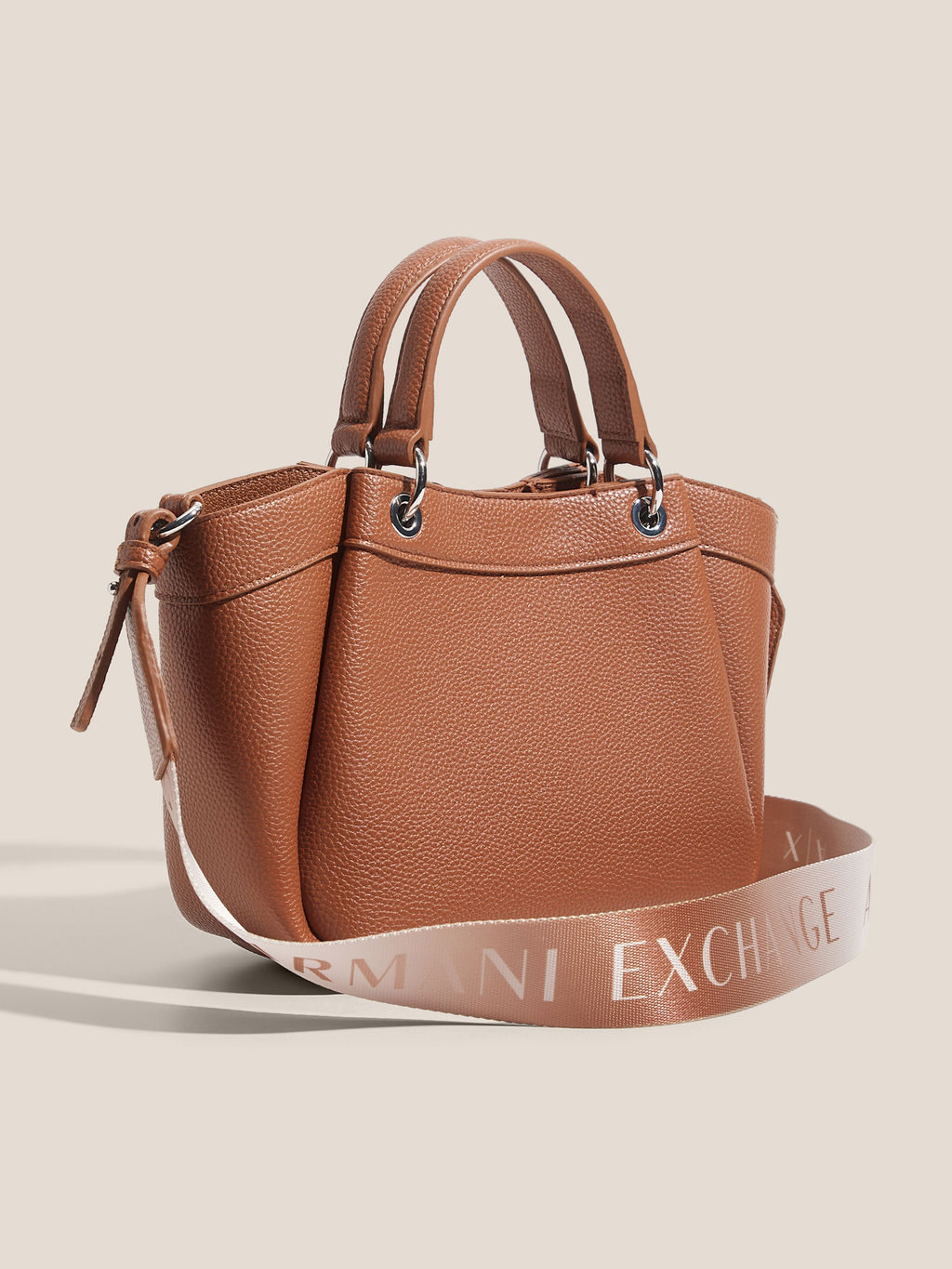 Женский тоут ARMANI EXCHANGE WAVE Артикул 4361626, светло-коричневый  фото 3