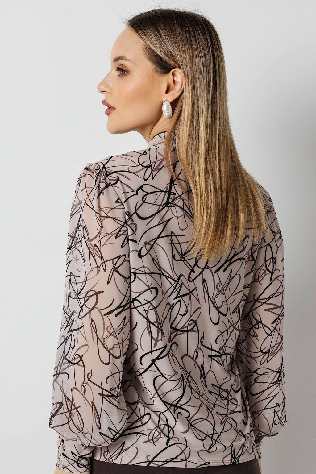 Блузка женская 7080/13/Бежевый - Rise фото 3