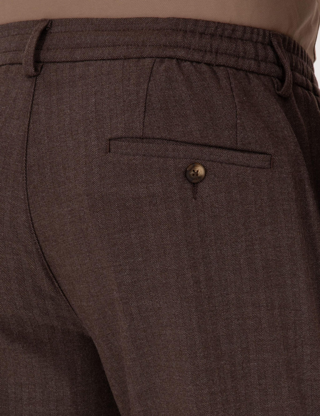 A__k Kahverengi Slim Fit Kuma_ Pantolon - Pierre cardin фото 12