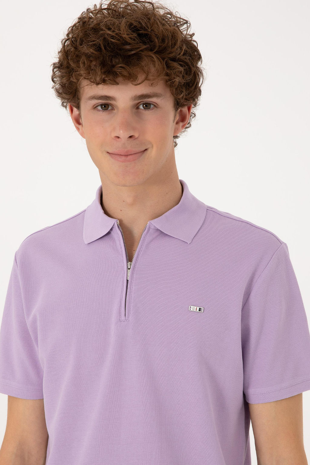 Erkek Regular Fit Fermuarl_ Lila Ti__rt Sepette S_rpriz _ndirim - U.s. polo assn фото 2