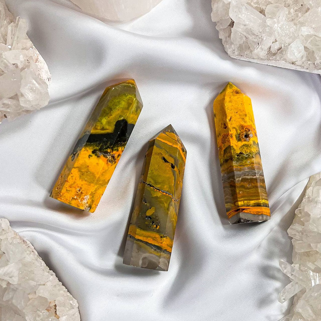 Кристалл из Пчелиной Яшмы - Радуга самоцветов фото 3