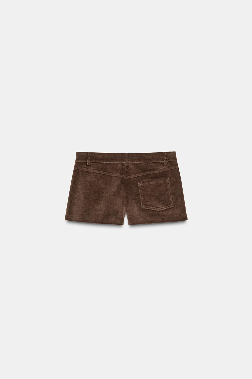 SUEDE EFFECT MINI SHORTS - Zara фото 6
