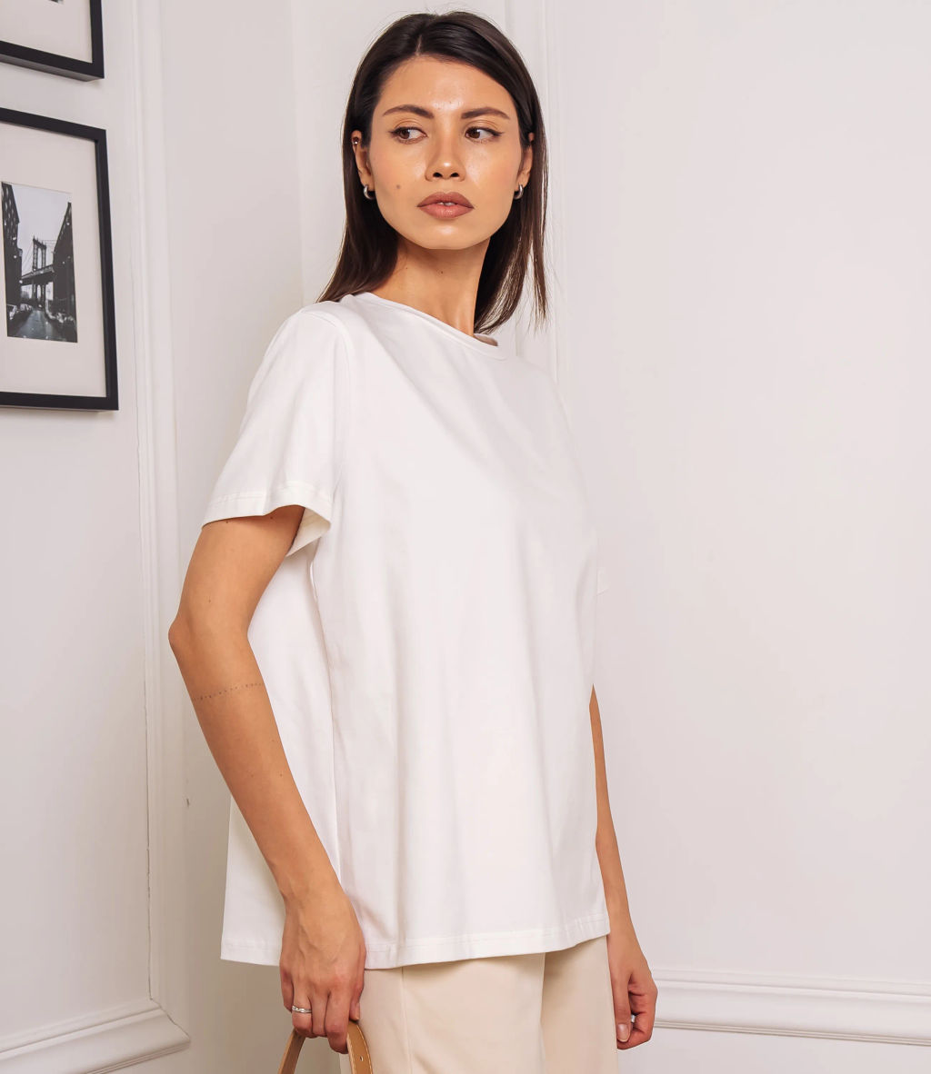 Футболка #1S600, экрю