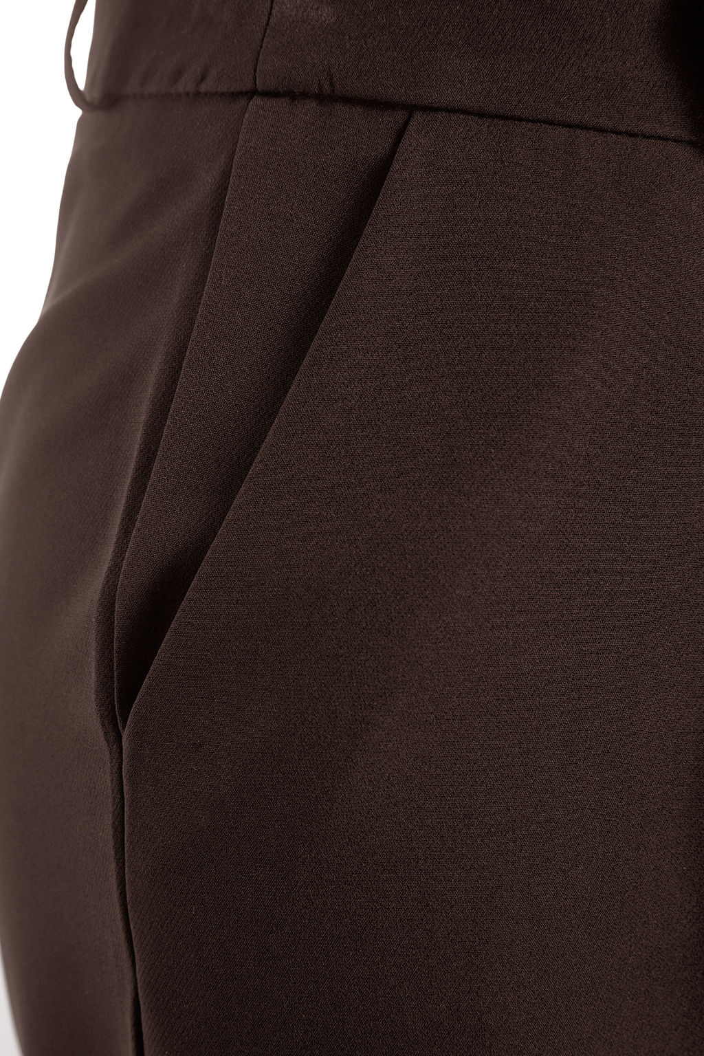 TRENDYOLMILLA Siyah Kemer Detayl? Wide Leg/Genis Paca Dokuma Pantolon TWOAW24PL00341  фото 31