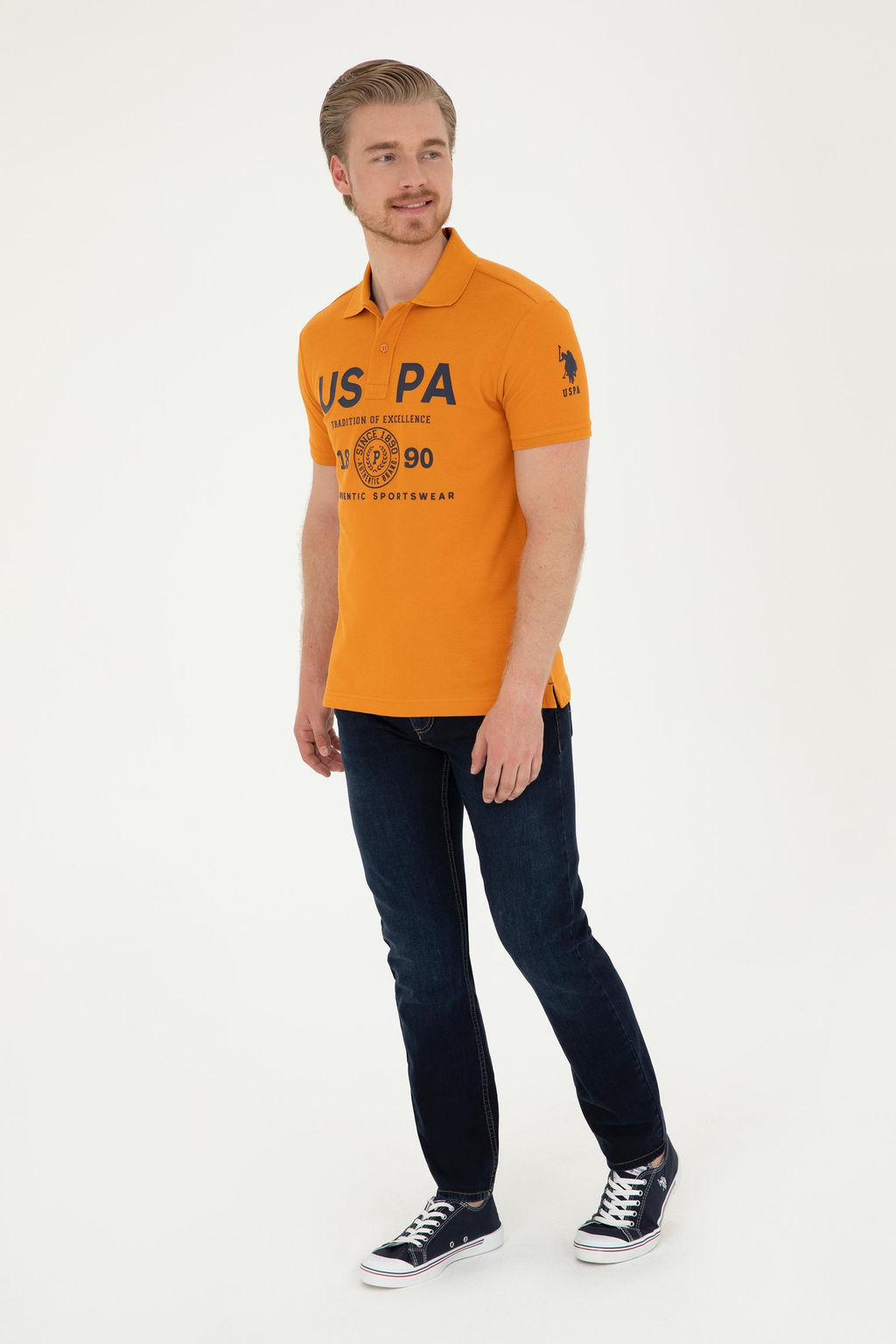 U. S. Polo Assn / Мужские темно-синие джинсовые брюки - U.s. polo assn фото 3