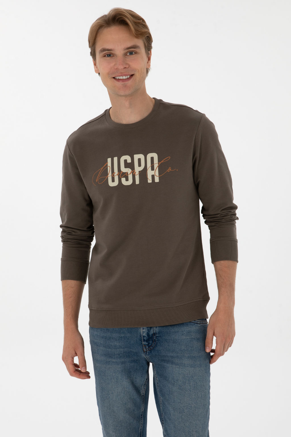 Erkek Vizon Sweatshirt Sepette S_rpriz _ndirim - U.s. polo assn фото 15