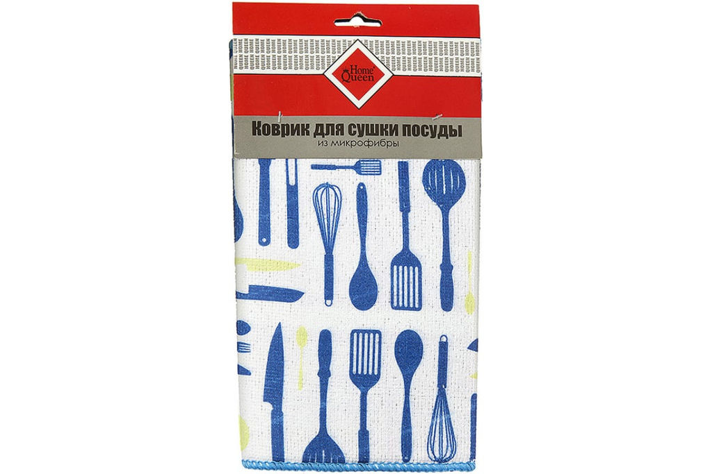 Коврик из микрофибры для сушки посуды 25*38 см, арт. 72519