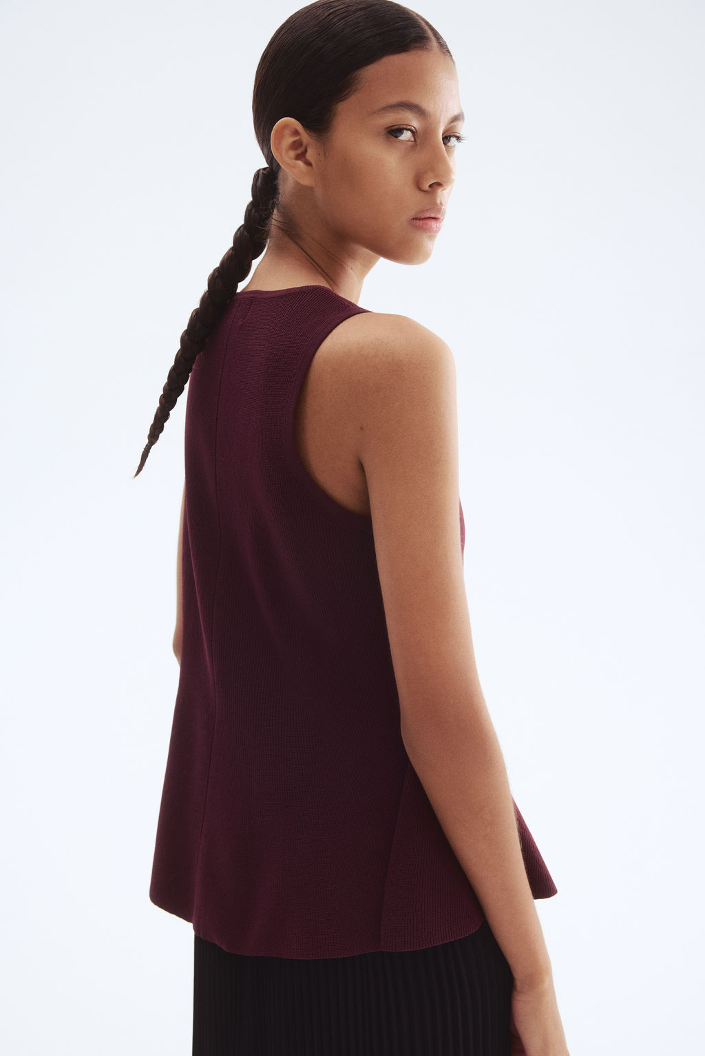 Chaleco en punto de canal? con peplum - H&m фото 5