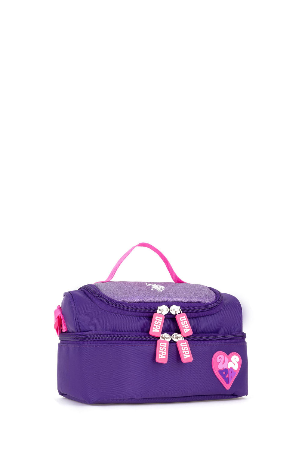 СУМКА ДЛЯ ОБЕДА для девочек фиолетового цвета Неожиданная скидка в корзине - U.s. polo assn фото 2