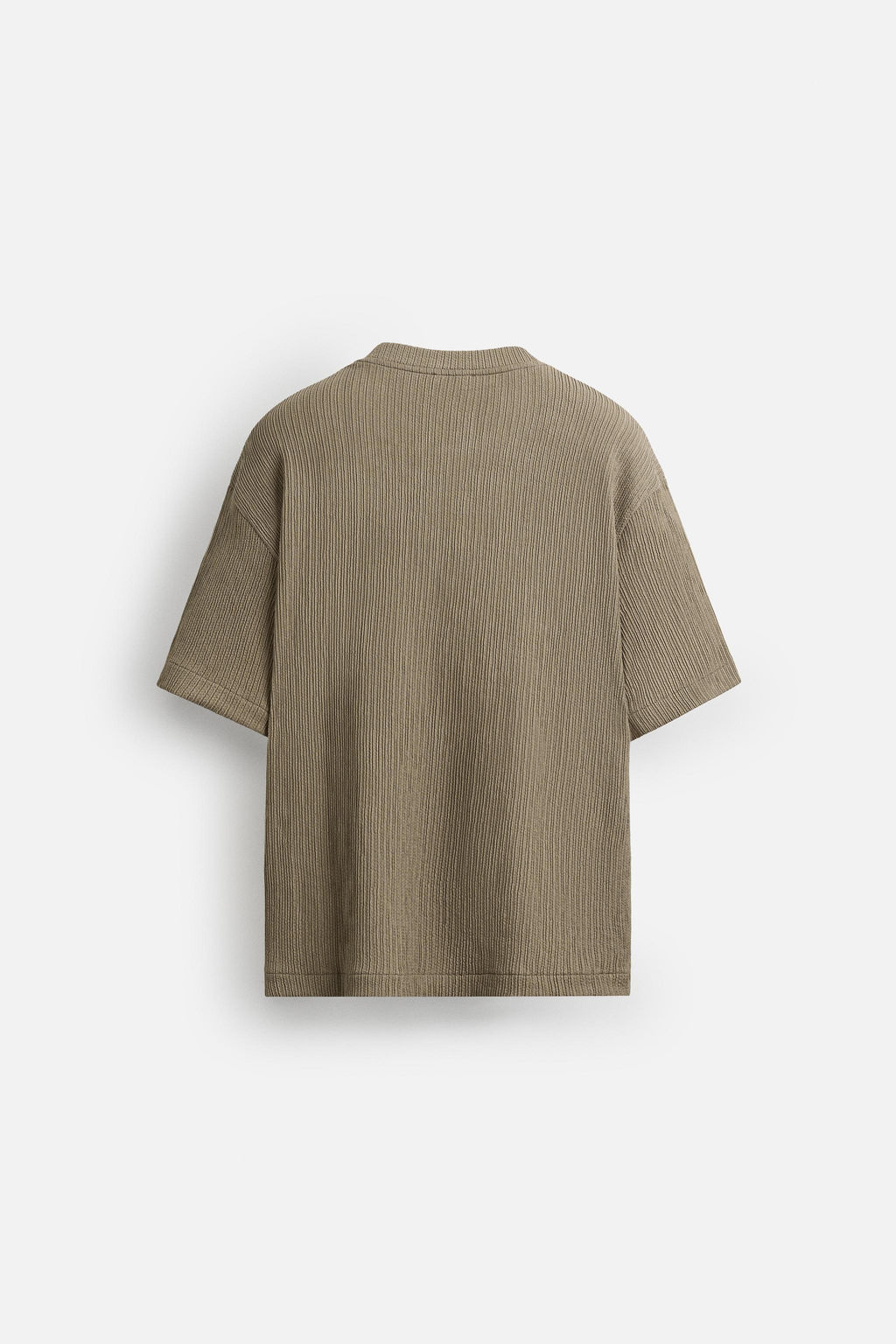 IRREGULAR TEXTURE T-SHIRT - Zara фото 7