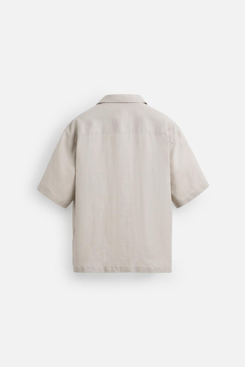 100% LINEN SHIRT - Zara фото 16