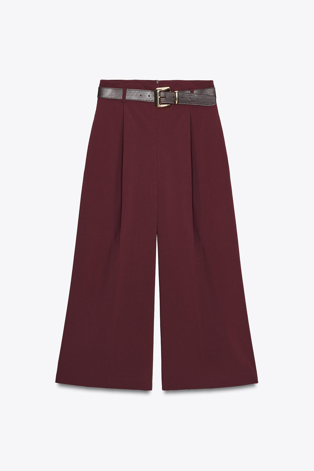 DARTED TROUSERS WITH BELT