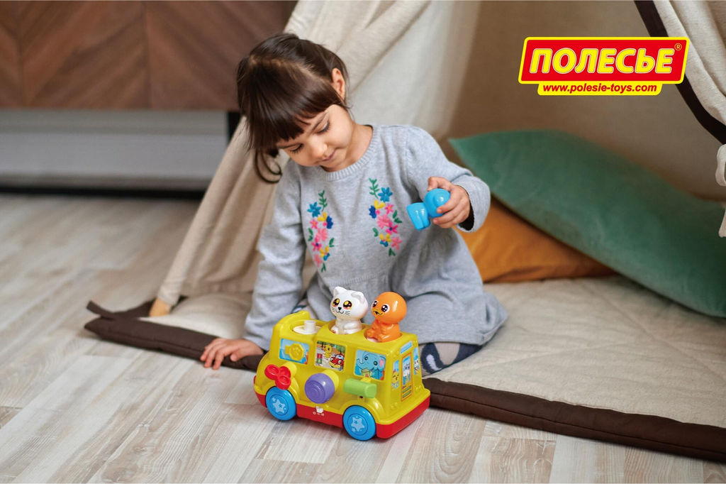 Игрушка развивающая Школьный автобус (в коробке) - Полесье фото 12